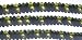 Faceted Gemstone Bead Green Tigereye Mix - 7 Inch Strand