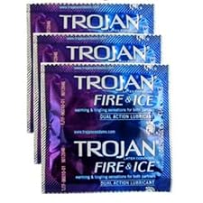 Trojan Fire  Ice Condoms 3 Pack
