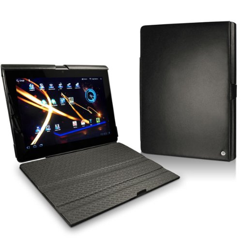 Tradition Lederetui für Sony Tablet S (Flip Type, Perpetual Black)