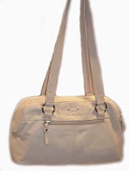 Stone Mountain Sedona Ivory Leather Bag Handbag