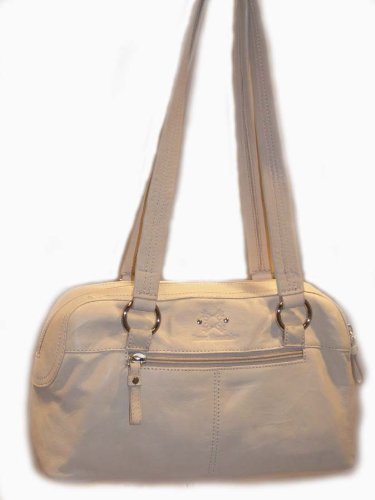 Stone Mountain Sedona Ivory Leather Bag Handbag