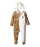 [モスキーノ] Moschino Kids ガールズ Teddy Bear Print Hooded Footie (Infant) ワンピース White Brown 0-3 Months [並行輸