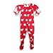 Black Line Famous Brand - Boys Blanket Sleeper, Red, White