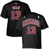 Joakim Noah adidas Black Name and Number Chicago Bulls T-Shirt