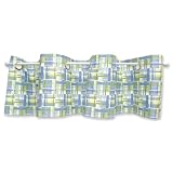 Nantucket Blue Grommet-style Window Valance by CutieBeauty