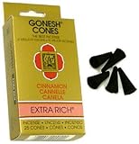 Review Gonesh  / Cinnamon - Gonesh Incense Cones - Pack of 25