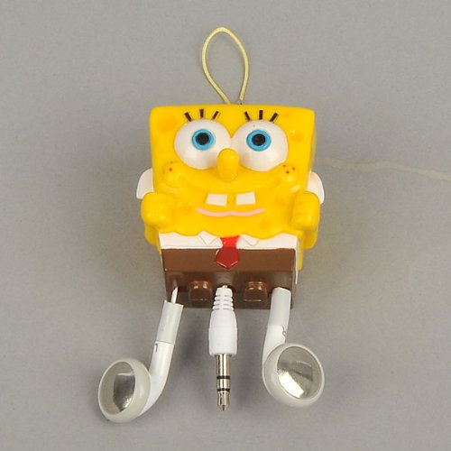 SpongeBob SquarePants Retractable Mp3 Earphone