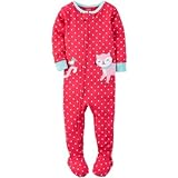 Carter's(カーターズ) 1ピースサンフィットコットンパジャマ ピンク ロンパース長袖 24ヶ月【並行輸入】