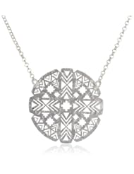 Argento Vivo Sedona Circle Pendant Necklace, 16"