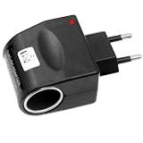 tomaxx 1000mAh (1A) AC-DC Netz-Adapter KFZ-Ladeadapter 220 V auf 12 V