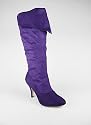 Fold-Over Suede Boot