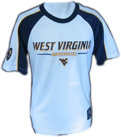 Buy Men`s West Virginia University Moutaineers S S `Arsenal` White Team Color Tshirt