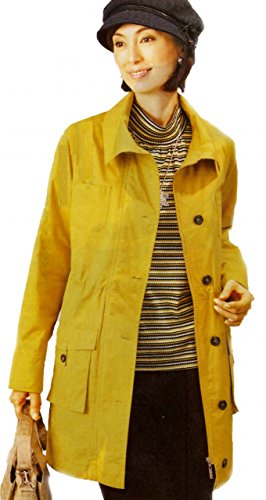 (アップイチイチナナ) UP117 撥水加工裏プリントキルト付多機能 ポケットコート