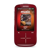 Sansa Fuze+ 4 GB MP3 Player (Red)