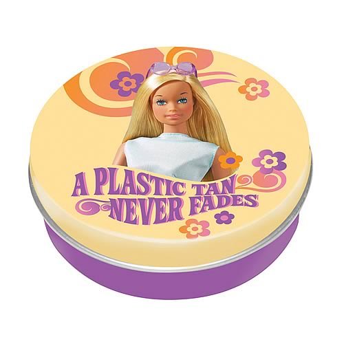 Barbie Round Mini Tin Box/Pill Box