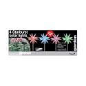 Proteam SL1071 - Set of 4 Starburst Colour Changing Solar Garden LED Lights