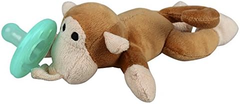 Wosilicone 2016 Cartoon Infant Baby Silicone Pacifiers with Plush Animal Toy Personalized Funny Pacifier Chupetes Divertidos Baby Nipple