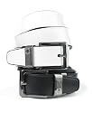 Kenneth Cole Reaction Men's Laser Tag 1 3/8" Leather Reversible Casual Belt, White/Black, 42