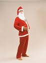 Father Christmas Santa Suit Costume Outfit 5 Piece