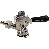 US Sankey Keg Coupler - D System - Lever Handle: Black Lever Handle