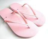 Havaianas Flip Flops Slippers * Slim -- Light Rose * New 08 US 6 * 08 Newest Collection - We Have Large Selections! *