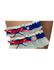 Chicago Cubs Baseball Bridal Garter Set by Wrigley by 