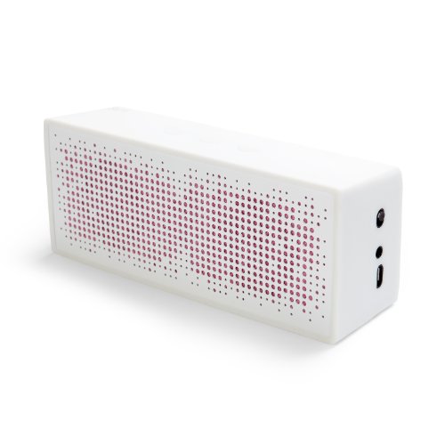 a.m.p SP1 Portable Bluetooth Speaker, White