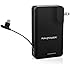 [Apple MFI Certified] RAVPower Portable Charger Multi-Functional 9000mAh Built-in Apple Lightning Connector with AC Plug External Battery Pack Power Bank iSmart Broad Compatibility, Fast Charging