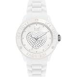 Ice-watch Women's ICE LO.WE.S.S.10 White Silicone Quartz Watch with White Dial