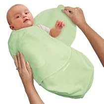 Kiddopotamus SwaddleMe 100% Cotton Knit Small, Sage