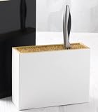 Bamboo knife block - small             