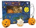 Halloween String Light Set - Ghosts and Jack-o-Lanterns - Lighted set of 10