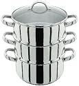 Judge 22cm 3 Tier Multi Steamer with Glass Lid