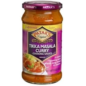 Patak's Tikka Masala Cooking Sauce 15oz (Tangy Lemon & Cilantro)