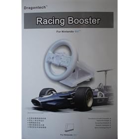 2 in 1 Wii Multi Axis Steering Wheel with Stand - WHITE