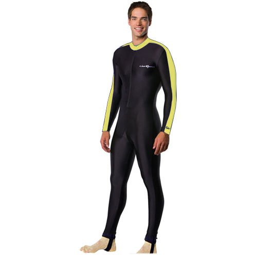 Spandex Body Suit Neo Sport By Henderson Lycra Skin Suit Black/Blue