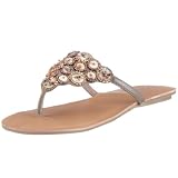 Buffalo Pu Ornament 309-8717, Damen Sandalen/Fashion-Sandalen