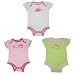 3 PACK:赤ちゃん Baby Essentials Baby / Infant Comfortable ワンピーススーツ/ロンパース/ワンシーに適合 Fit One-Piece Bodysuit / Romper / Onesie -  マルチ Multicolorr