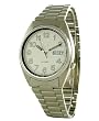Seiko 5 Men's Automatic All Stainless-Steel Watch with White Dial. Model: SNXP15K