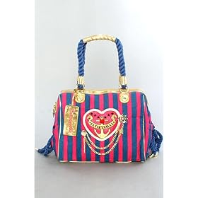 Betsey Johnson The Satchel in Navy Sailor Girl,Bags (Handbags/Totes) for Women