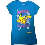 Pokemon Pikachu I Choose You Junior Turquoise T-shirt (L)