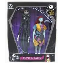 Nightmare Before Christmas Jack & Sally Porcelain Doll Set
