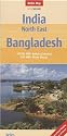 India: North East, Bangladesh Nelles Map