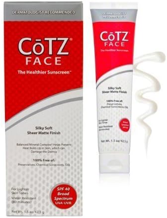CoTZ FACE for Lighter Skin Tones - SPF 40 by FALLENE LTD.