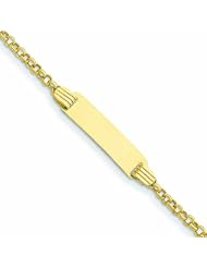 14K Gold ID Bracelet 8 Inches