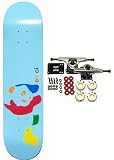 Enjoi SPECTRUM PANDA BLUE Complete Skateboard NEW