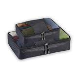 Lewis N. Clark Packing Cubes, Black, One Size Lewis N. Clark Packing Cubes, Black, One Size