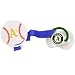 OAKLAND ATHLETICS Team Logo BABY PACIFIER and CLIP with Silicone Nipple