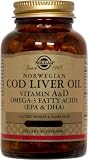 Solgar - Cod Liver Oil, 250 softgels