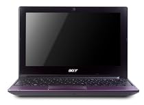 Acer Aspire One D260, 10.1" Netbook, Intel Atom Processor N450, 1GB, 160GB, Windows 7 Starter 32-bit, Up to 8hr battery life, Purple